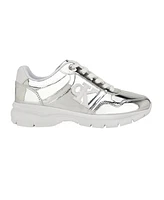 Calvin Klein Women's Caius Round Toe Lace-Up Casual Sneakers