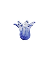 Vietri Onda Glass Cobalt Petite Vase