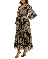 Taylor Plus Size Printed Maxi Dress