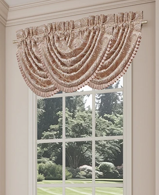 J Queen New York Fiorello Window Waterfall Valance, 33" x 49"