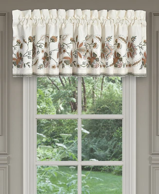 J Queen New York Athena Window Straight Valance, 21" x 88"