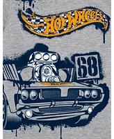 Hot Wheels Toddler Boys T-Shirt and French Terry Shorts Outfit Set to