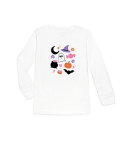 Sweet Wink Toddler Girls Halloween Fun Long Sleeve Shirt