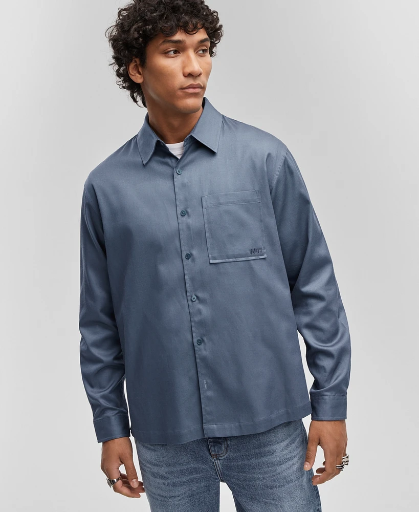 Mode of One Men's Relaxed-Fit Button-Up Shirt, Created for Macy's