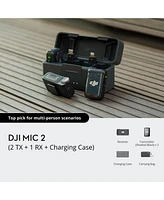 Dji Mic 2 (2 Tx + 1 Rx + Charging Case)