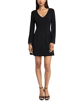 Donna Morgan Women's Rhinestone-Trim Fit & Flare Dress