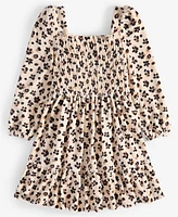 Nannette Toddler Girls Animal-Print Dress