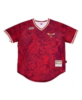 Mitchell & Ness Men's Red Chicago Bulls Chinese New Year 4.0 Mesh Top