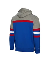 Mitchell & Ness Men's Blue Detroit Pistons Head Coach Pullover Hoodie