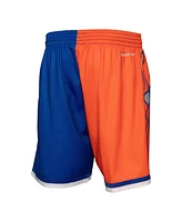 Mitchell & Ness Men's Blue New York Knicks Big Face 5.0 Fashion Shorts