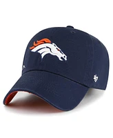 '47 Brand Women's Navy Denver Broncos Confetti Icon Clean Up Adjustable Hat