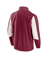 Fanatics Men's Red Atlanta United Fc Net Goal Raglan Full-Zip Track Jacket