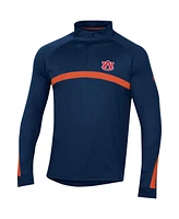 Under Armour Men's Navy Auburn Tigers Game Day Raglan Quarter-Zip Top