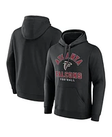 Fanatics Men's Black Atlanta Falcons Between the Pylons Pullover Hoodie