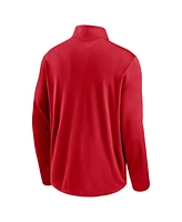 Nike Men's Red Philadelphia Phillies Franchise Logo Pacer Performance Half-Zip Top