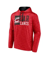 Fanatics Men's Red Carolina Hurricanes Never Quit Pullover Hoodie