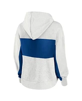 Fanatics Women's Heather Gray St. Louis Blues Fleece Up For It Pullover Hoodie