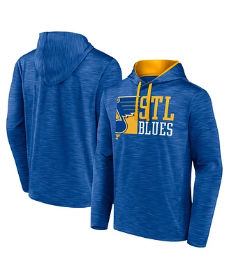 Fanatics Men's Blue St. Louis Blues Never Quit Pullover Hoodie