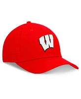 Top of the World Men's Red Wisconsin Badgers Spacer Flex Hat