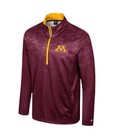 Colosseum Men's Maroon Minnesota Golden Gophers The Machine Half-Zip Jacket