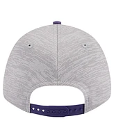 New Era Men's Heather Gray/Purple Phoenix Suns Active Digi-Tech Two-Tone 9FORTY Adjustable Hat