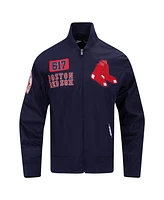 Pro Standard Men's Navy Boston Red Sox Area Code Twill Full-Zip Jacket