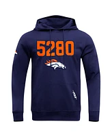 Pro Standard Men's Navy Denver Broncos Frozen Pullover Hoodie