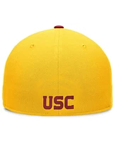 Top of the World Men's White/Cardinal Usc Trojans Tri-Tone Heritage Collector Fitted Hat