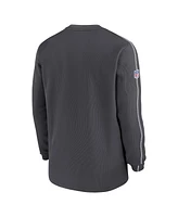 Nike Men's Charcoal Dallas Cowboys 2024/25 Sideline Coach Long Sleeve Top