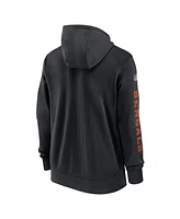 Nike Men's Black Cincinnati Bengals 2024 Sideline Club Full-Zip Hoodie