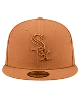 New Era Men's Brown Chicago White Sox Color Pack 59FIFTY Fitted Hat