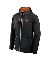 Fanatics Men's Black Texas Longhorns Defender Full-Zip Hoodie