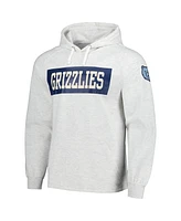 Fanatics Men's Ash Memphis Grizzlies Softhand Raglan Tri-Blend Pullover Hoodie