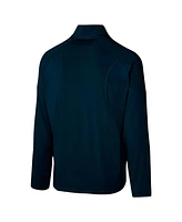 Outerstuff Men's Navy Houston Texans Grind Iron Quarter-Zip Top