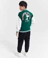 Epic Threads Little & Big Boys Peanuts Varsity Jacket, Created for Macy's