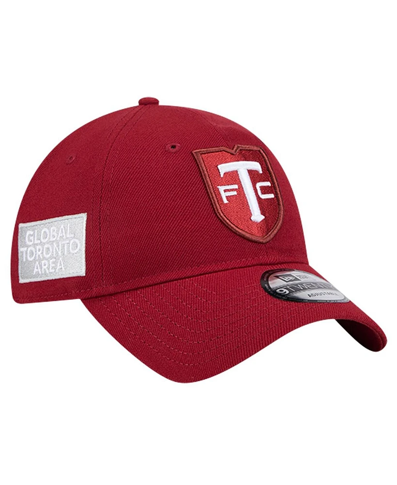 New Era Men's Red Toronto Fc Jersey Hook 9TWENTY Adjustable Hat