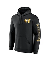 Fanatics Men's Black Pittsburgh Penguins Revolution Pullover Hoodie