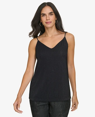 Calvin Klein Women's Sparkle Ribbed Camisole