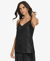 Calvin Klein Women's V-Neck Sequin Camisole