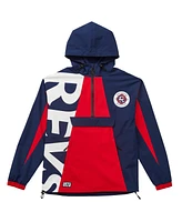 Live Breathe Futbol Men's and Women's Navy New England Revolution Tekker Half-Zip Anorak Jacket