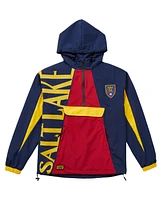 Live Breathe Futbol Men's and Women's Blue Real Salt Lake Tekker Half-Zip Anorak Jacket