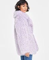 On 34th Women's Solid Faux-Fur Notch-Collar Jacket, Created for Macy's