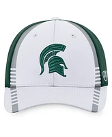 Top of the World Men's White/Green Michigan State Spartans Iconic Flex Hat