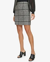 Calvin Klein Women's Plaid Tweed Skirt