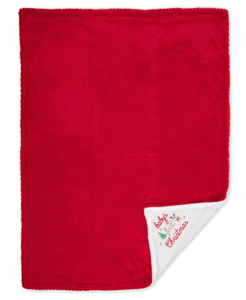 Baby Essentials Baby's First Christmas Blanket & Frame, 2-Piece Set