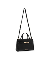 Anne Klein Women's Convertible with Turn Lock Satchel Bag