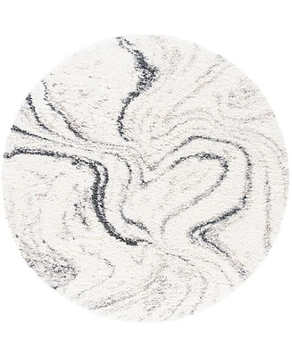 Safavieh Fontana Shag FNT848A 5'3"x5'3" Round Area Rug