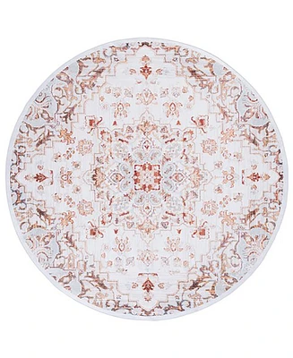 Safavieh Tucson Washable TSN103B 6'x6' Round Area Rug