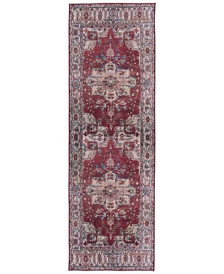 Safavieh Tucson Washable TSN106Q 2'6"x12' Runner Area Rug