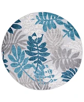 Safavieh Cabana Indoor/Outdoor CBN814F 3'x3' Round Area Rug